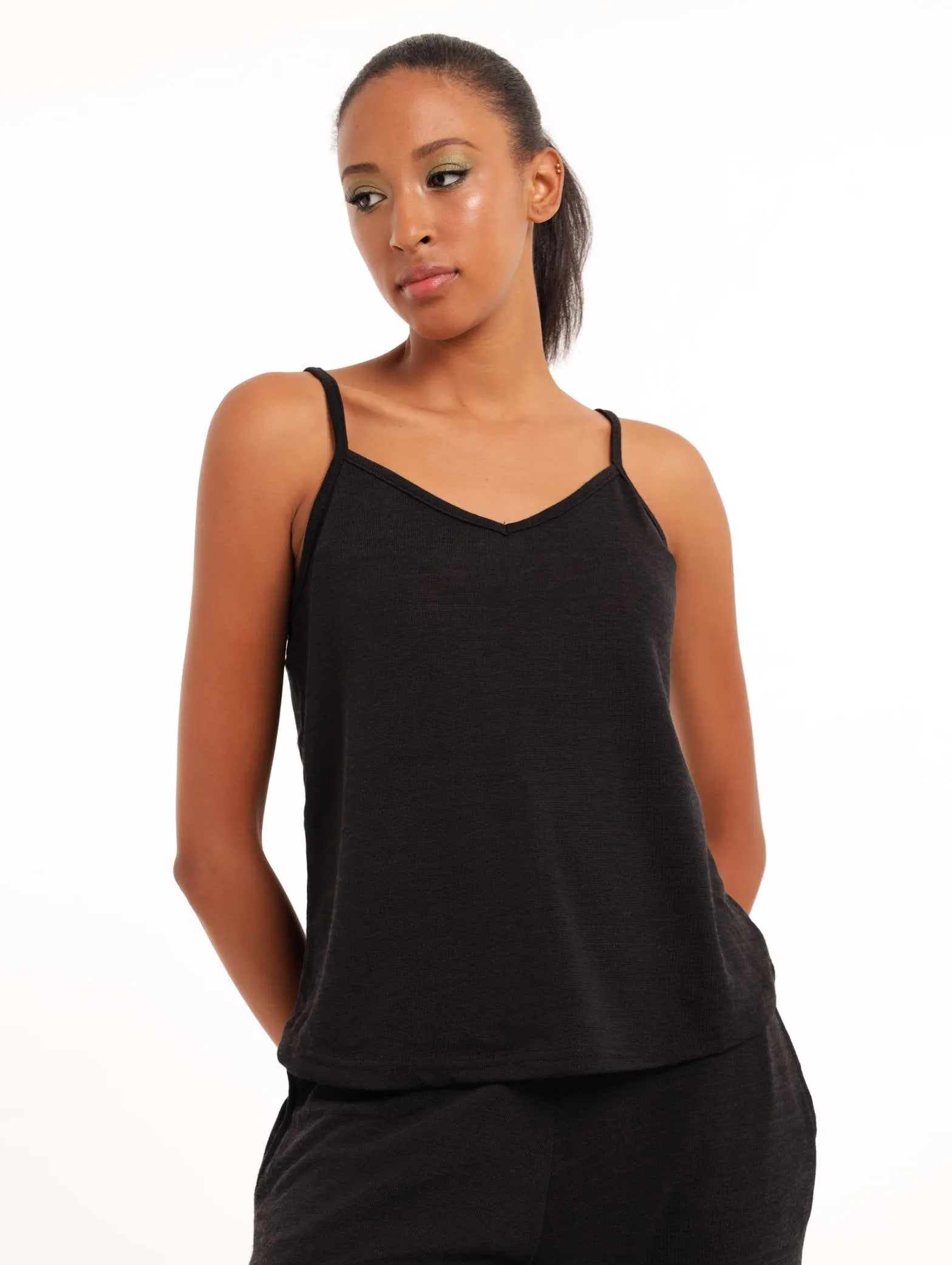 Ladies Cami Top - Black sold by Edgars