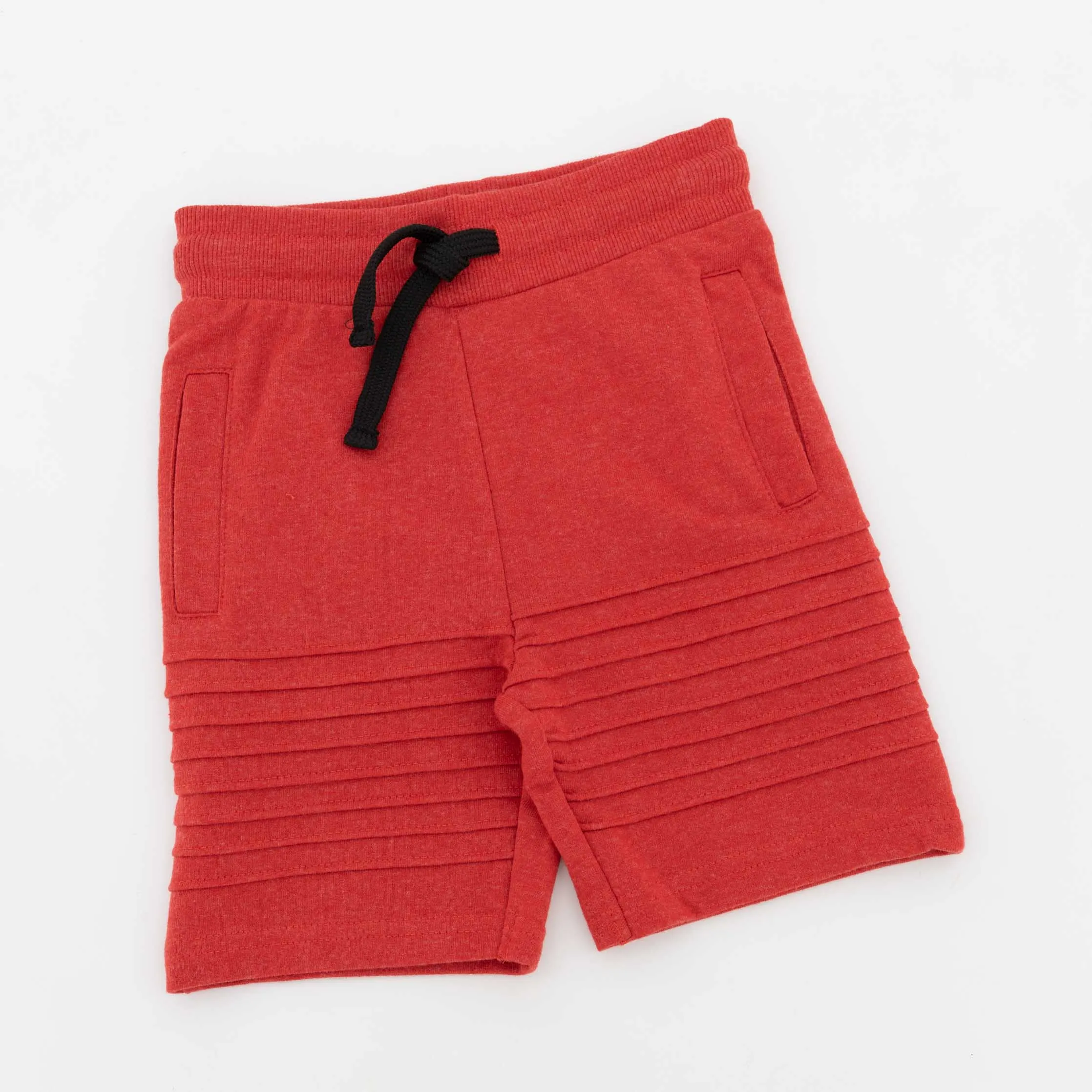 Pre-Boys Pintuck Active Short - Red sold by Edgars