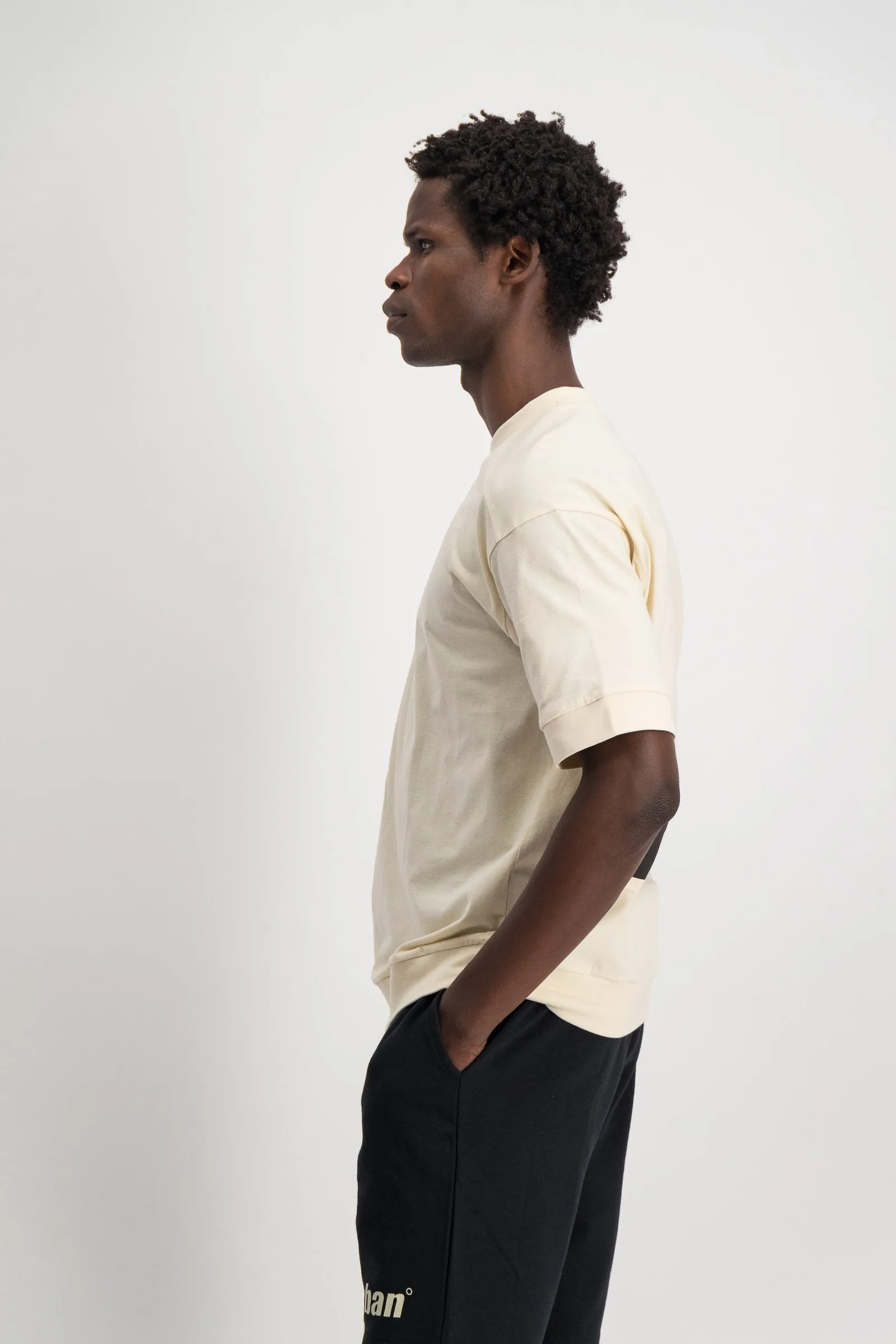 Men's Oversized Printed Branded Tee - Bone sold by Edgars product image thumbnail 2