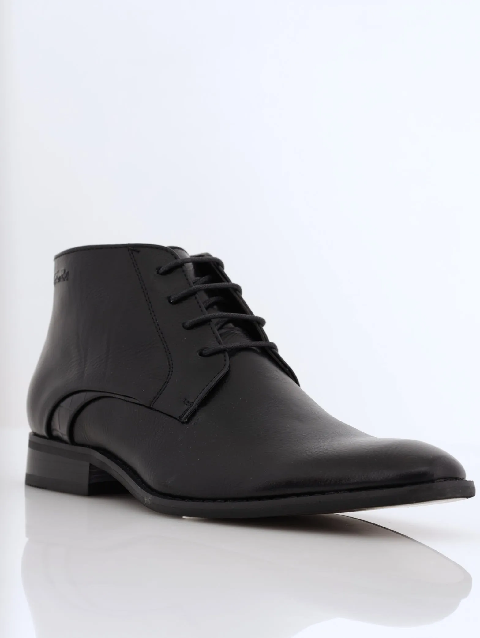 Men's Victor Lace Up Boot - Black sold by Edgars