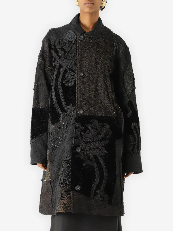 19th Century Dark Victorian Silk Rufus Coat sold by By Walid
