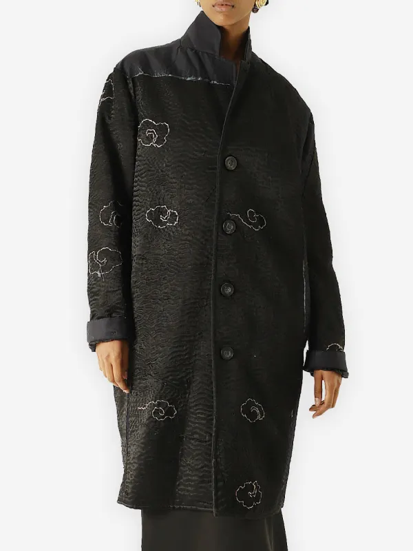 1920s Chinese Silk Kimono Gil Coat sold by By Walid