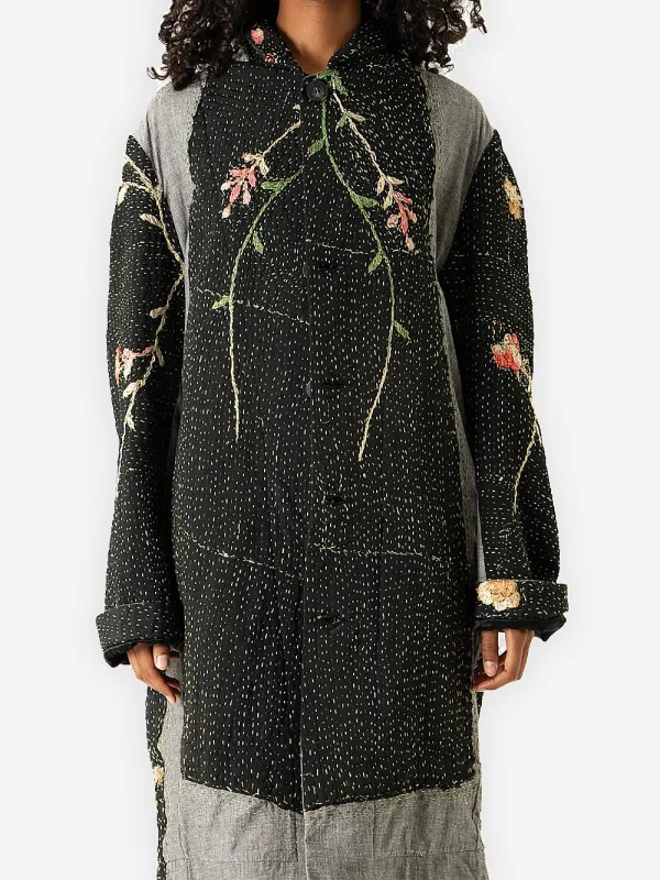 1920s Chinese Silk Kimono Duster Coat sold by By Walid