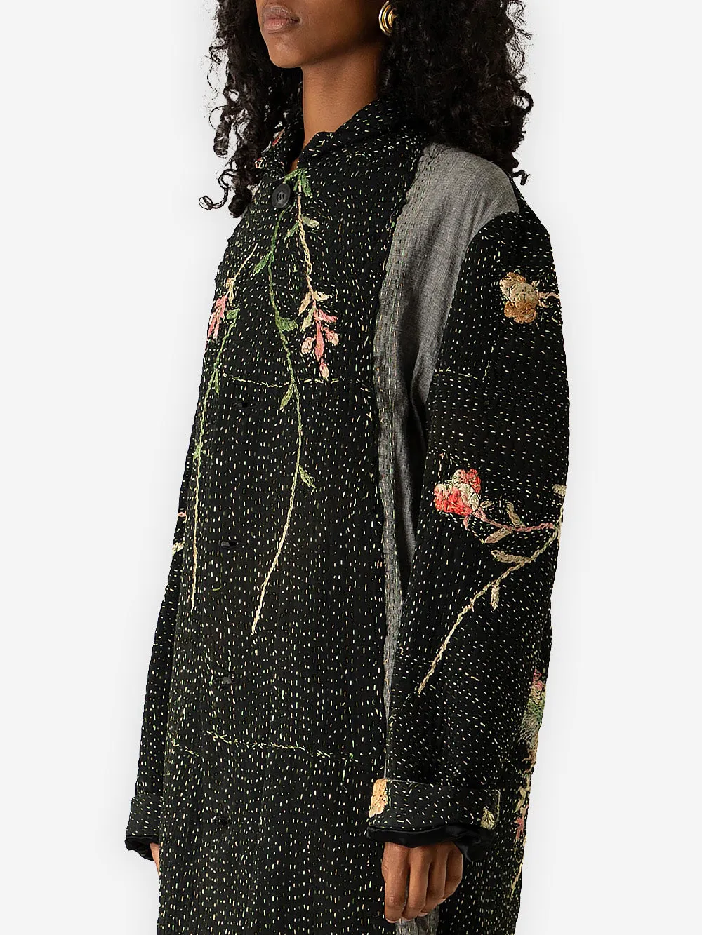 1920s Chinese Silk Kimono Duster Coat sold by By Walid product image thumbnail 5