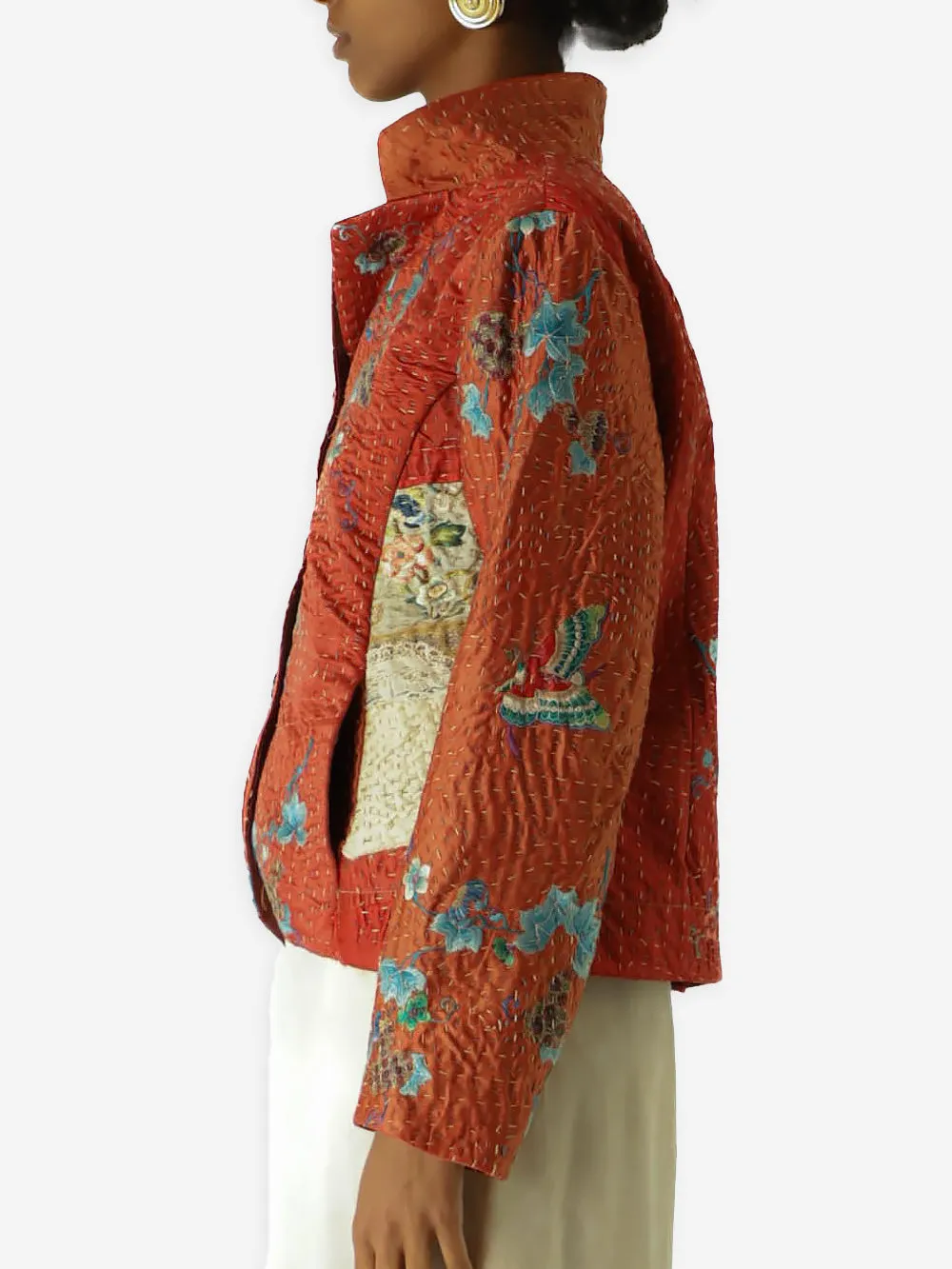 19th Century Qing Dynasty Silk Rawan Jacket sold by By Walid product image thumbnail 4