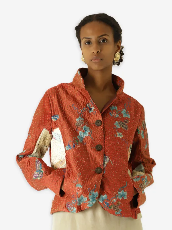 19th Century Qing Dynasty Silk Rawan Jacket sold by By Walid