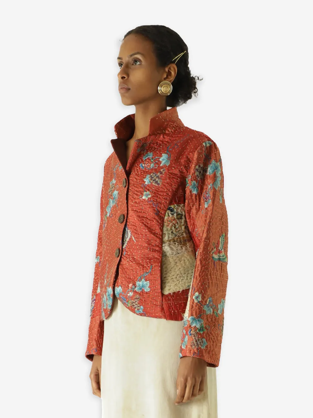 19th Century Qing Dynasty Silk Rawan Jacket sold by By Walid product image thumbnail 3