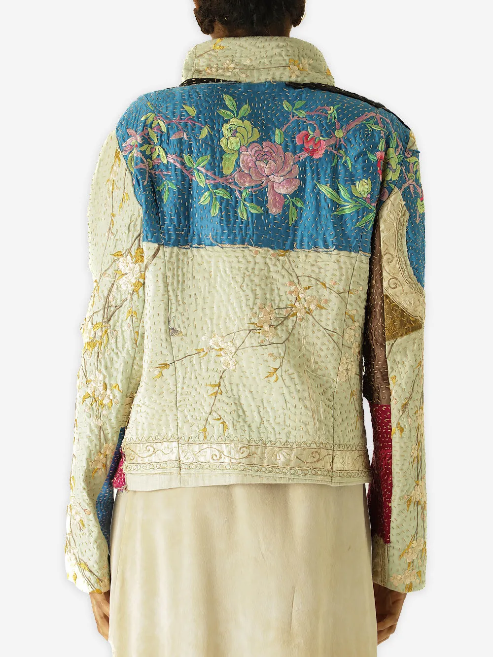 19th Century Qing Dynasty Silk Rawan Jacket sold by By Walid product image thumbnail 4