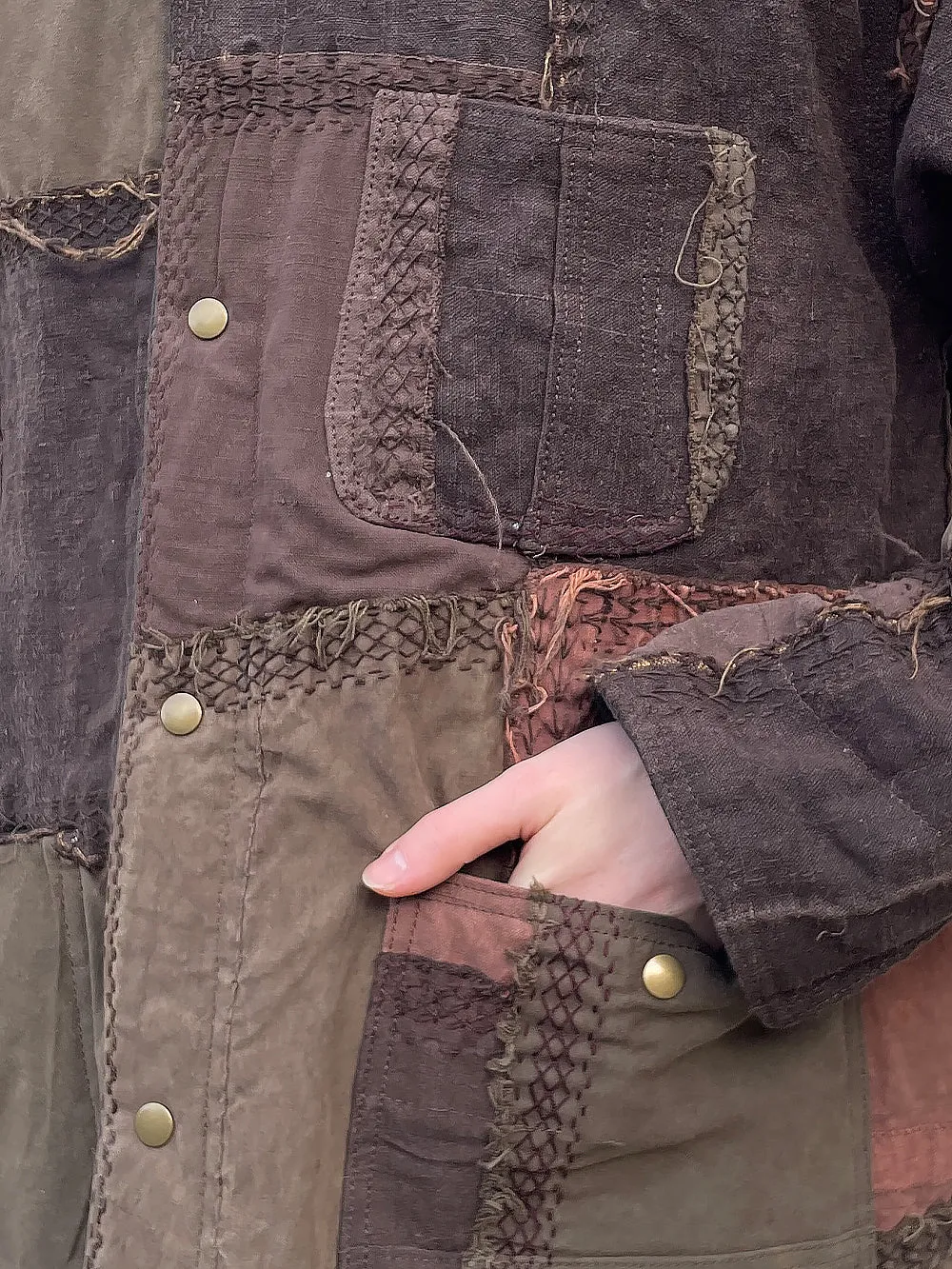 Vintage Military Canvas Rain Jacket sold by By Walid product image thumbnail 4