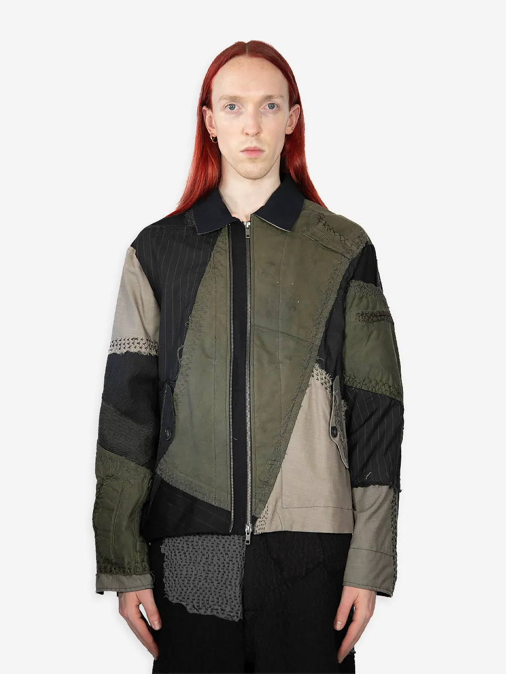 Vintage Military Canvas Double Zip Jacket sold by By Walid