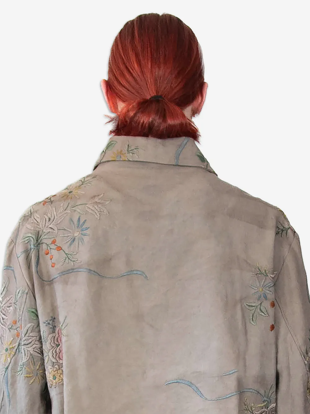 1920s Embroidered Re-Patch Double Zip Jacket sold by By Walid product image thumbnail 2