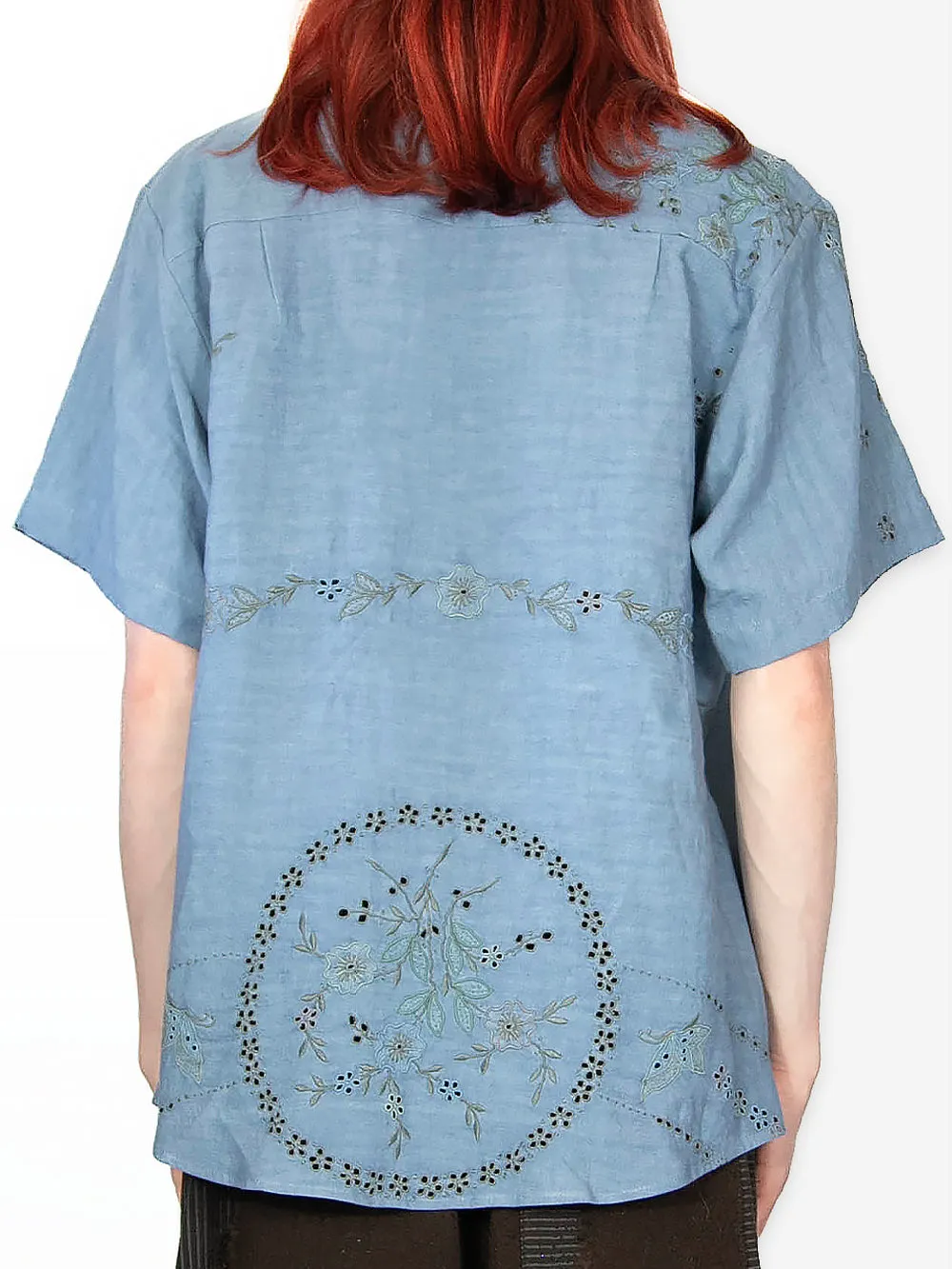 Vintage Embroidered Hanky Cuban Shirt sold by By Walid product image thumbnail 2