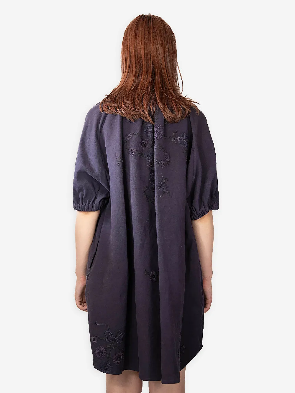 Vintage Embroidered Linen Constance Smock sold by By Walid product image thumbnail 4