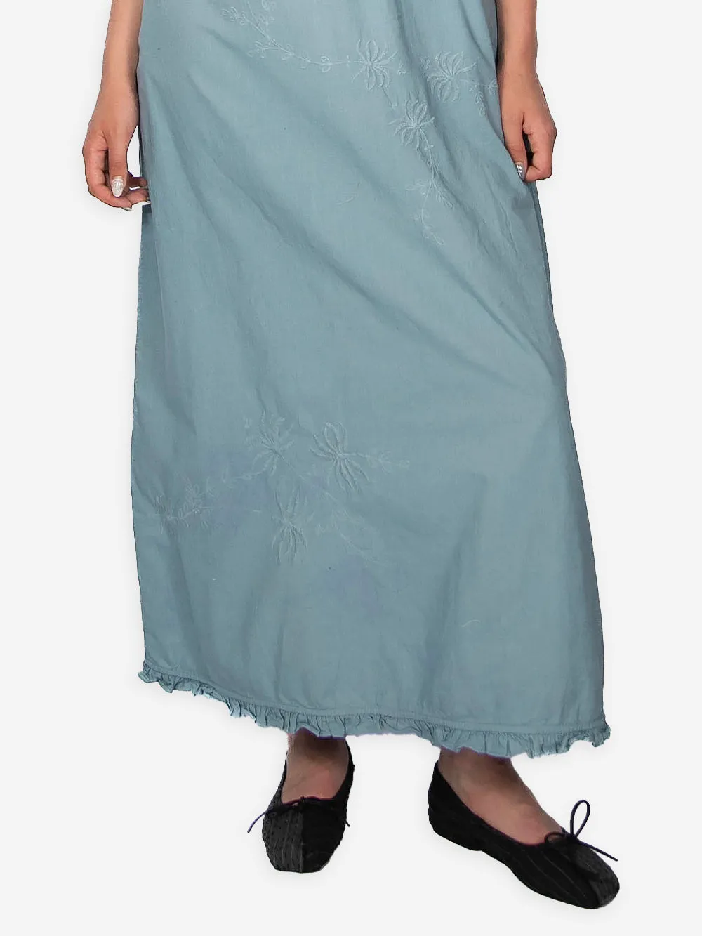 Vintage Embroidered Poplin Luna Dress sold by By Walid product image thumbnail 2