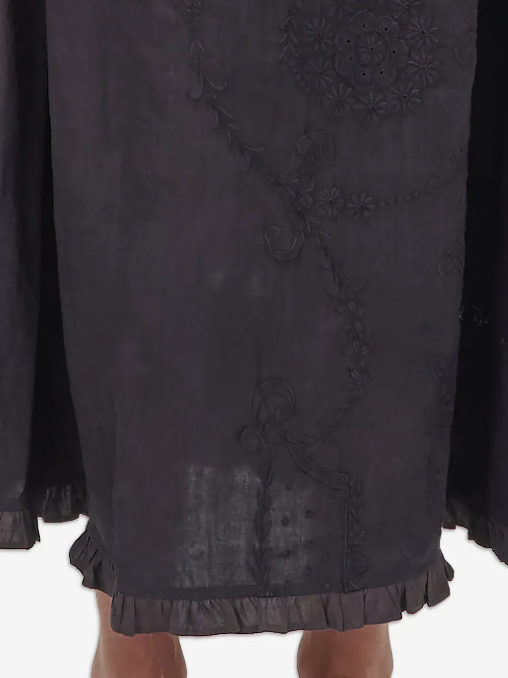 Vintage Embroidered Poplin Tala Skirt sold by By Walid product image thumbnail 2