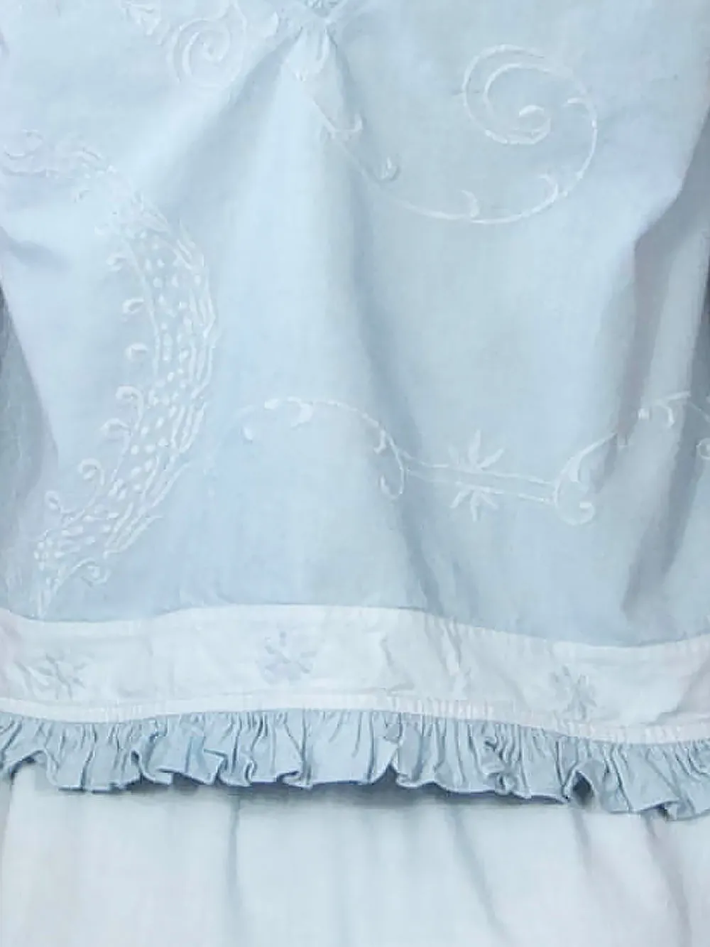 Vintage Embroidered Poplin Hana Top sold by By Walid product image thumbnail 3