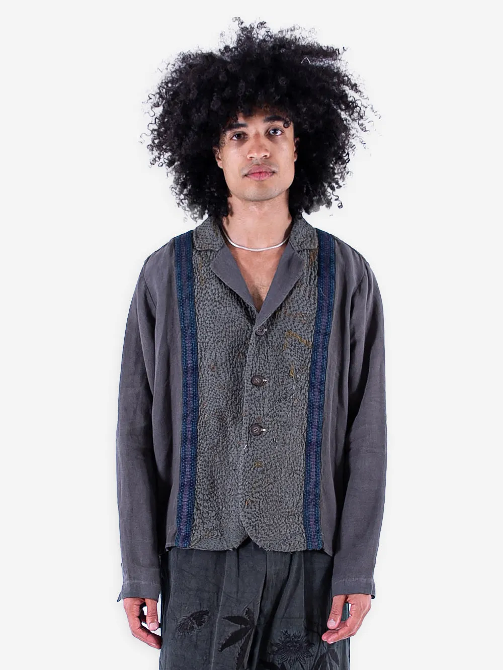 19th Century Linen Wilde Jacket sold by By Walid product image thumbnail 4