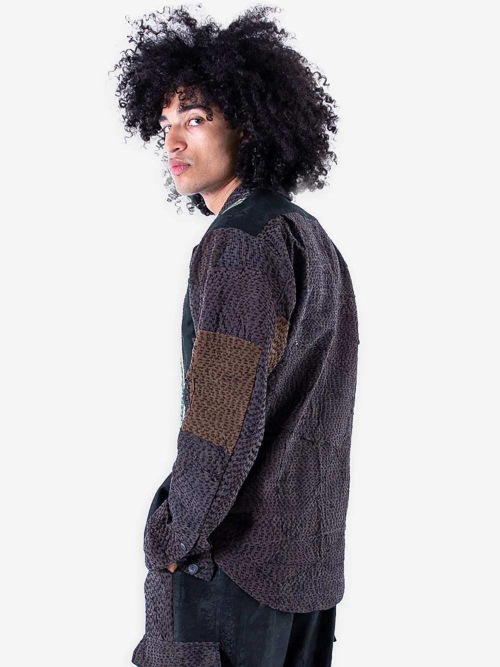 Patchworked Vintage Silks Wilde Jacket sold by By Walid product image thumbnail 2