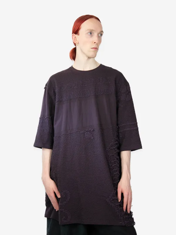 Antique Lace & Jersey Ex Top sold by By Walid