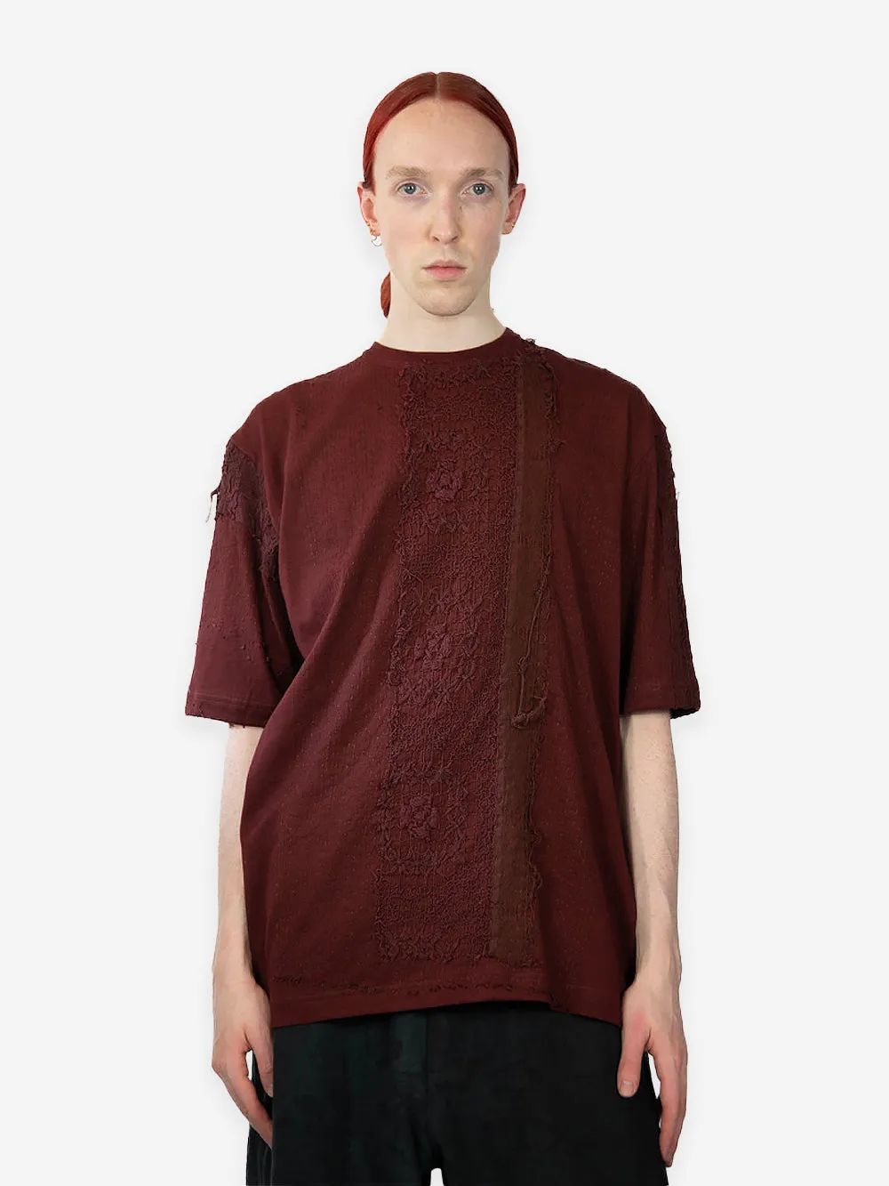 Antique Lace & Jersey Tibi Top sold by By Walid