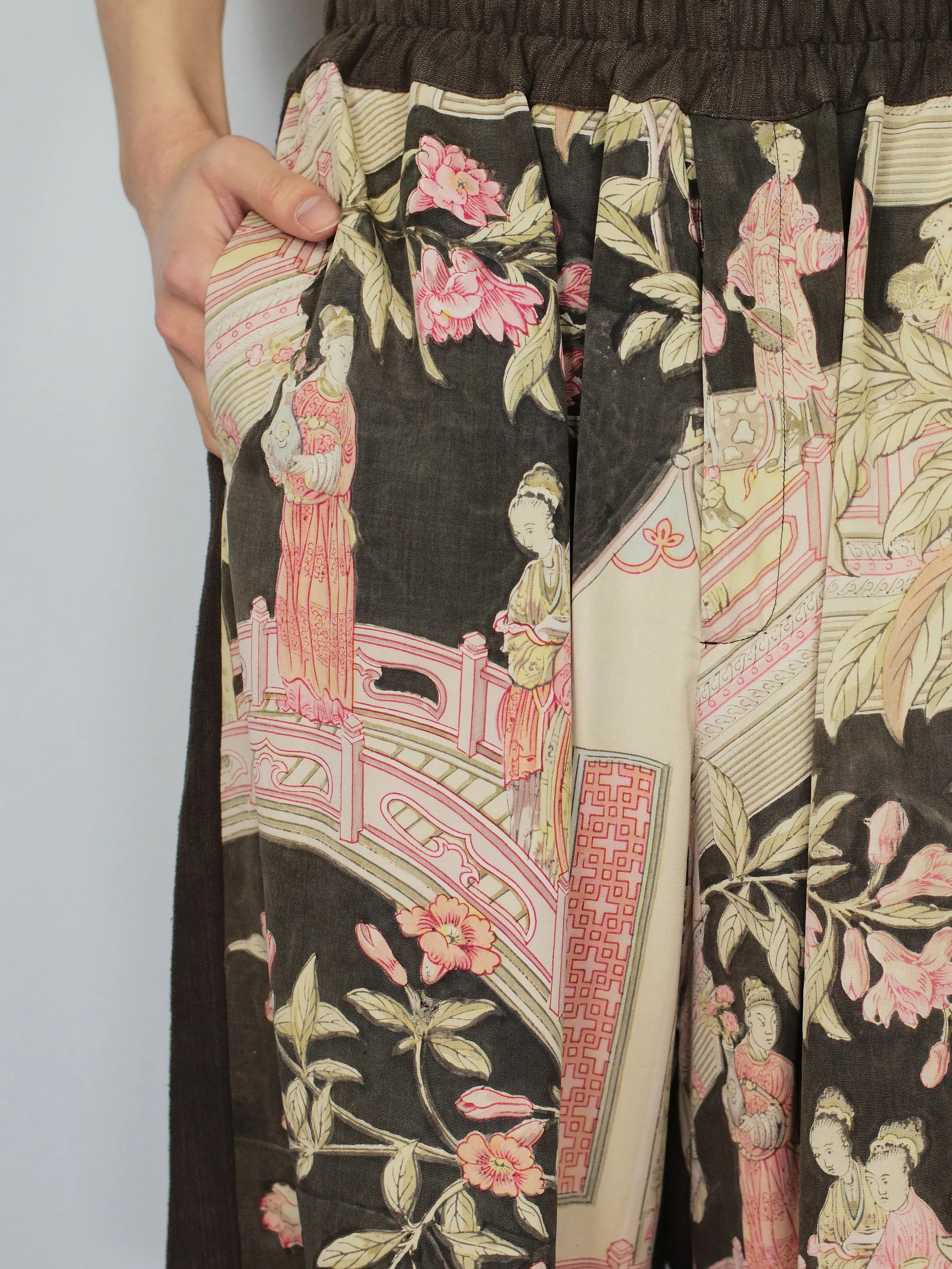 Vintage Japanese Silk Kimono Bermuda Shorts sold by By Walid product image thumbnail 2