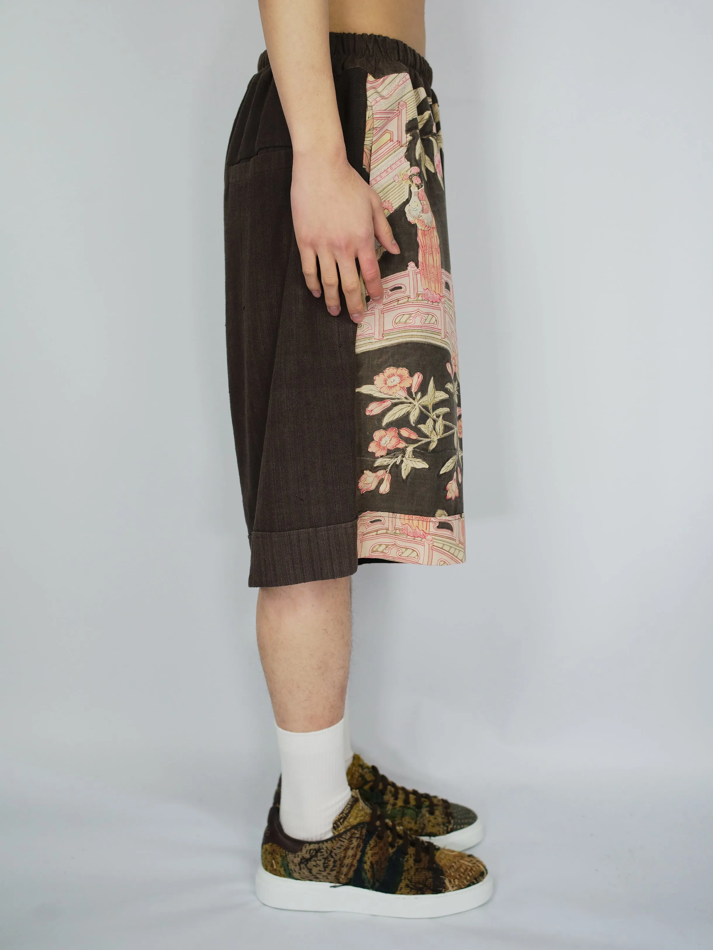 Vintage Japanese Silk Kimono Bermuda Shorts sold by By Walid product image thumbnail 5