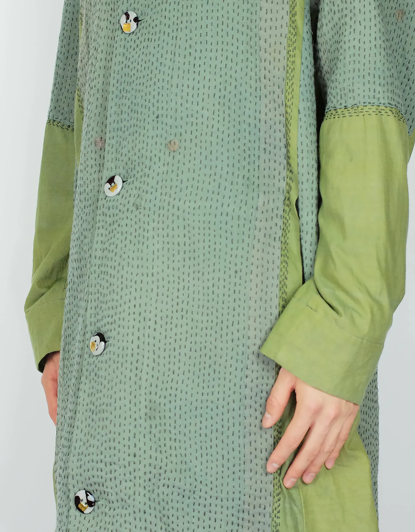 1940s Silk Kimono Duster Coat sold by By Walid product image thumbnail 2