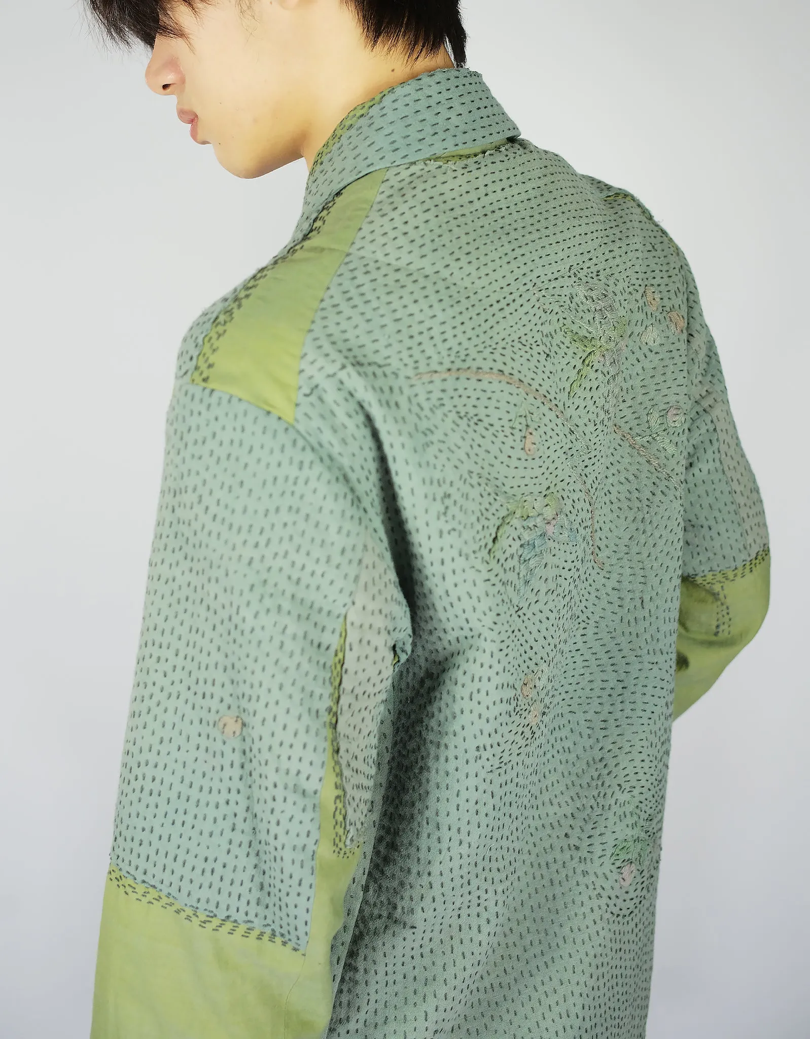 1940s Silk Kimono Duster Coat sold by By Walid product image thumbnail 4