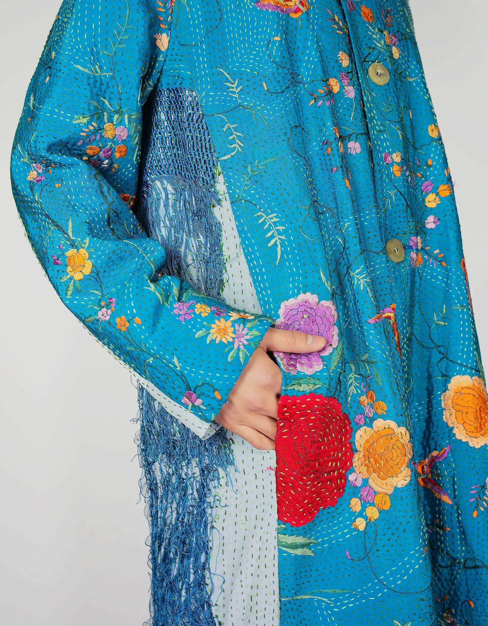 1920s Silk Piano Shawl Duster Coat sold by By Walid product image thumbnail 3