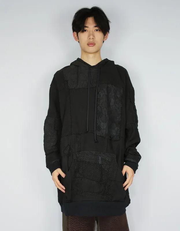 1920s Patchwork 95cm Length Masaki Hoodie sold by By Walid