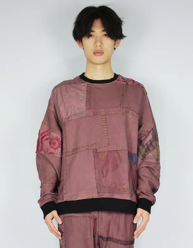 1920s Patchwork Chuck Crew Neck sold by By Walid