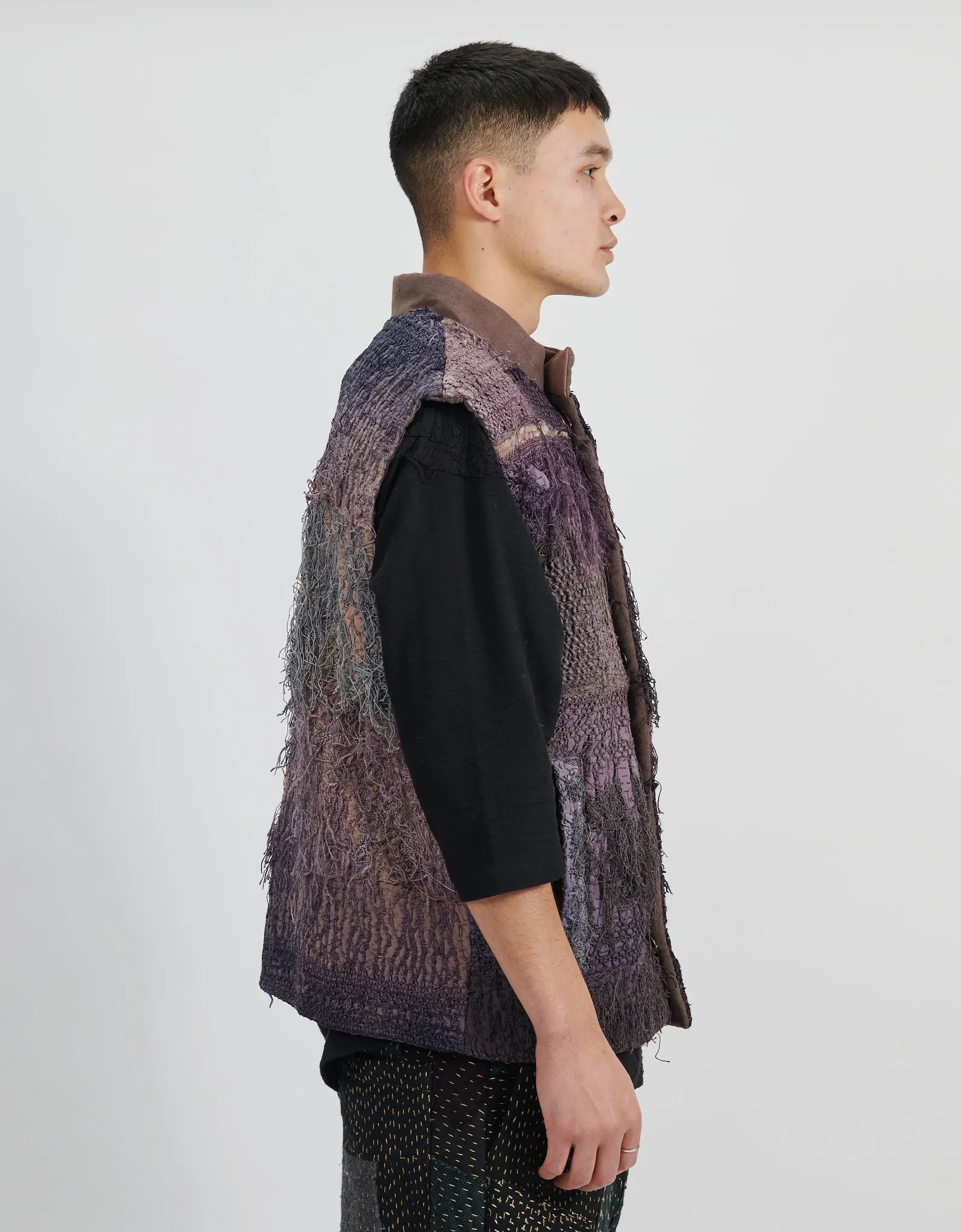 19th Century Silk Fringe Froth Gilet sold by By Walid product image thumbnail 5