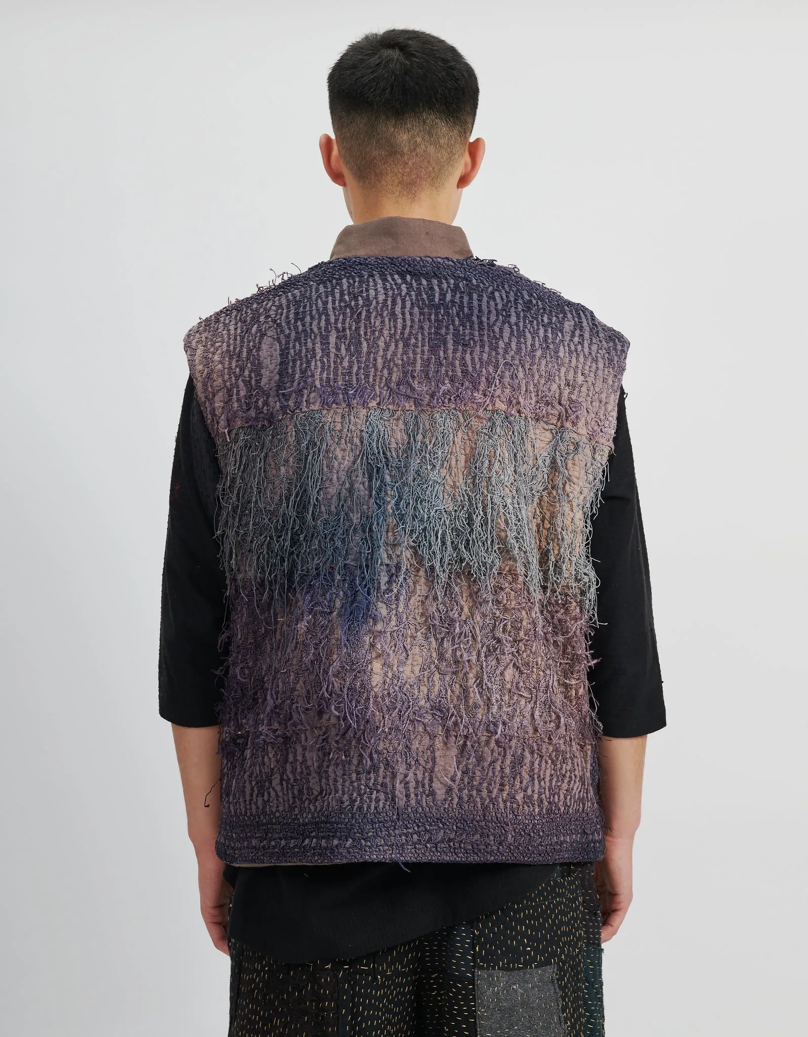 19th Century Silk Fringe Froth Gilet sold by By Walid product image thumbnail 4