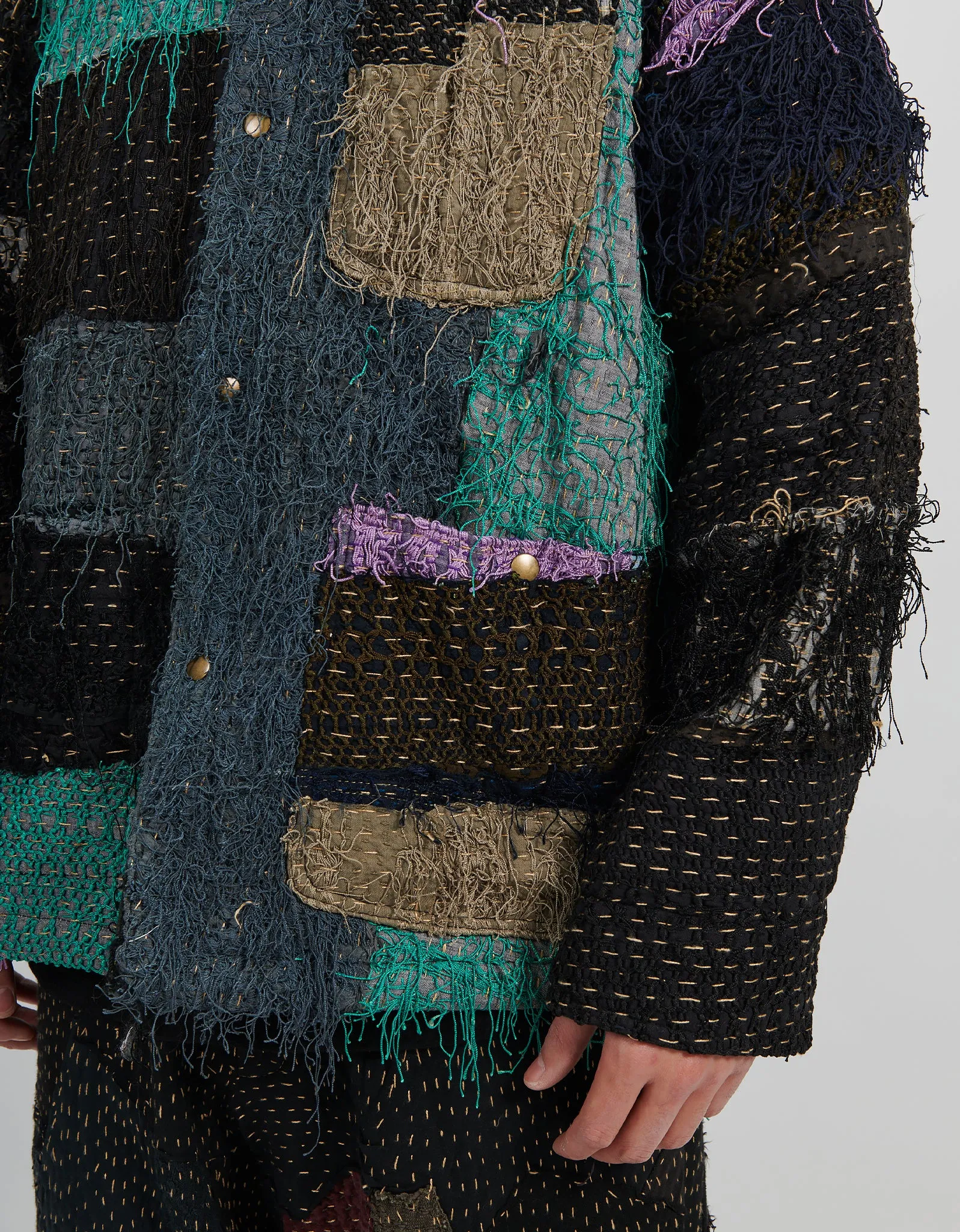 19th Century Silk Fringe Froth Rain Jacket sold by By Walid product image thumbnail 2