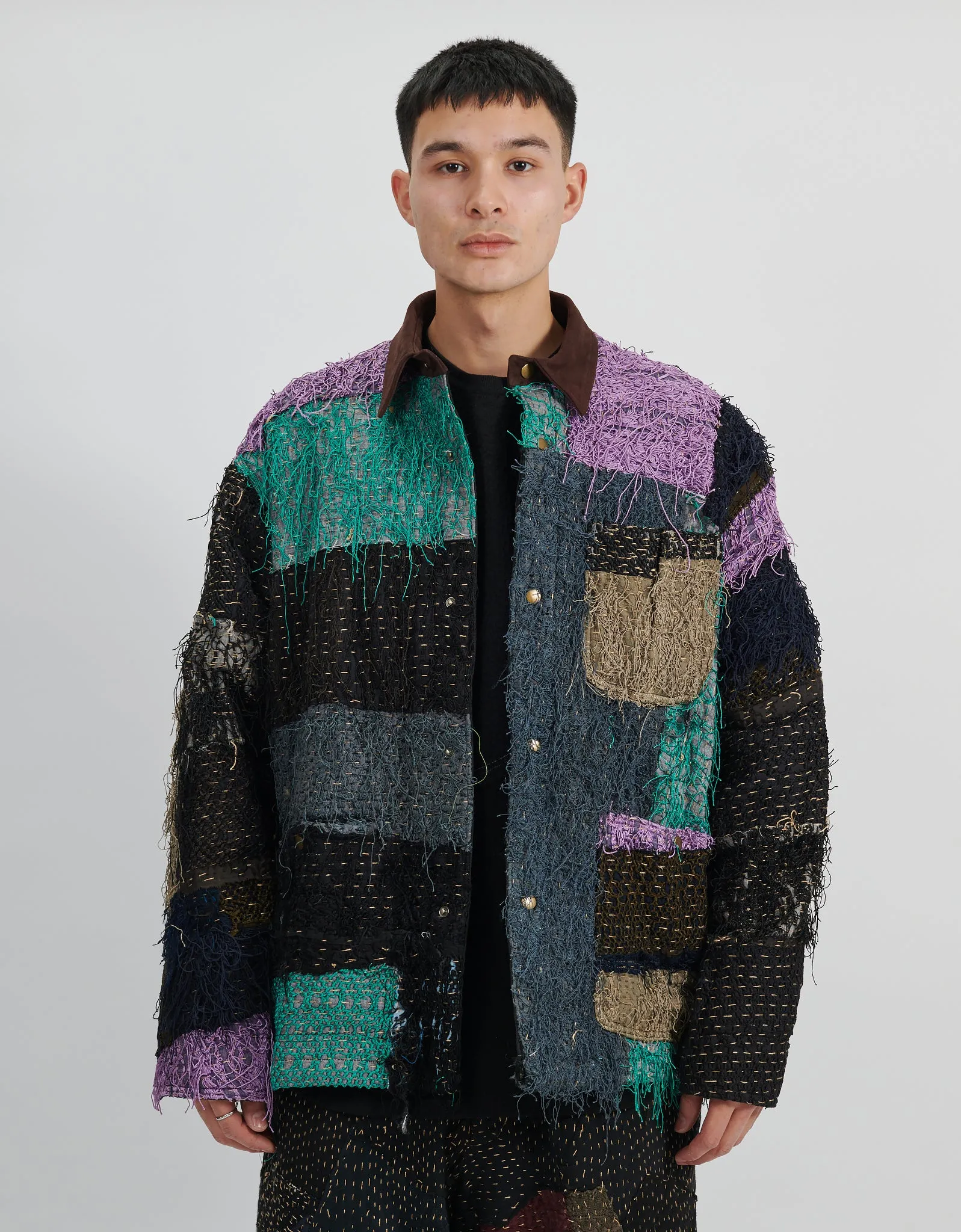 19th Century Silk Fringe Froth Rain Jacket sold by By Walid