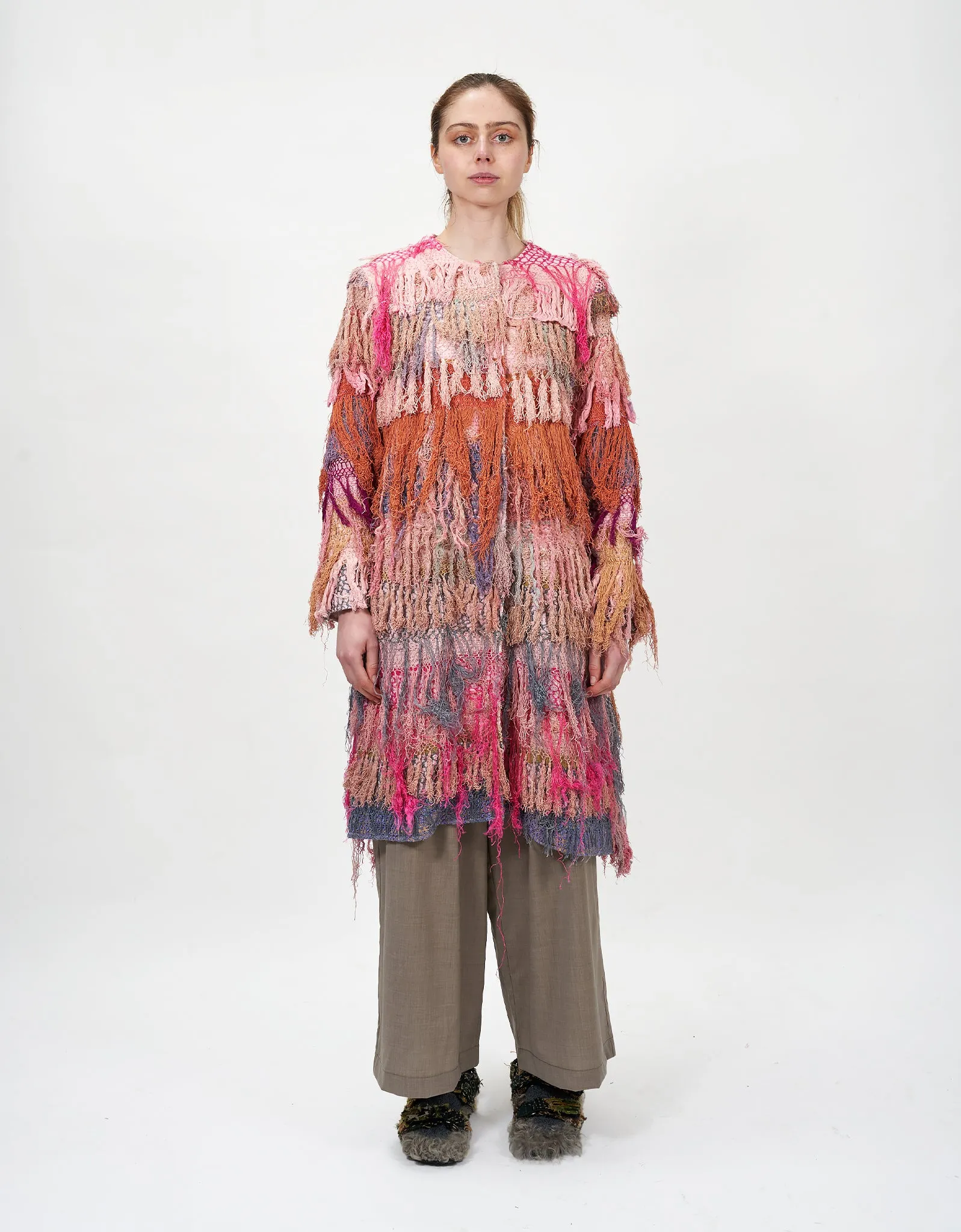 19th Century Silk Fringe Froth Tanita Coat sold by By Walid