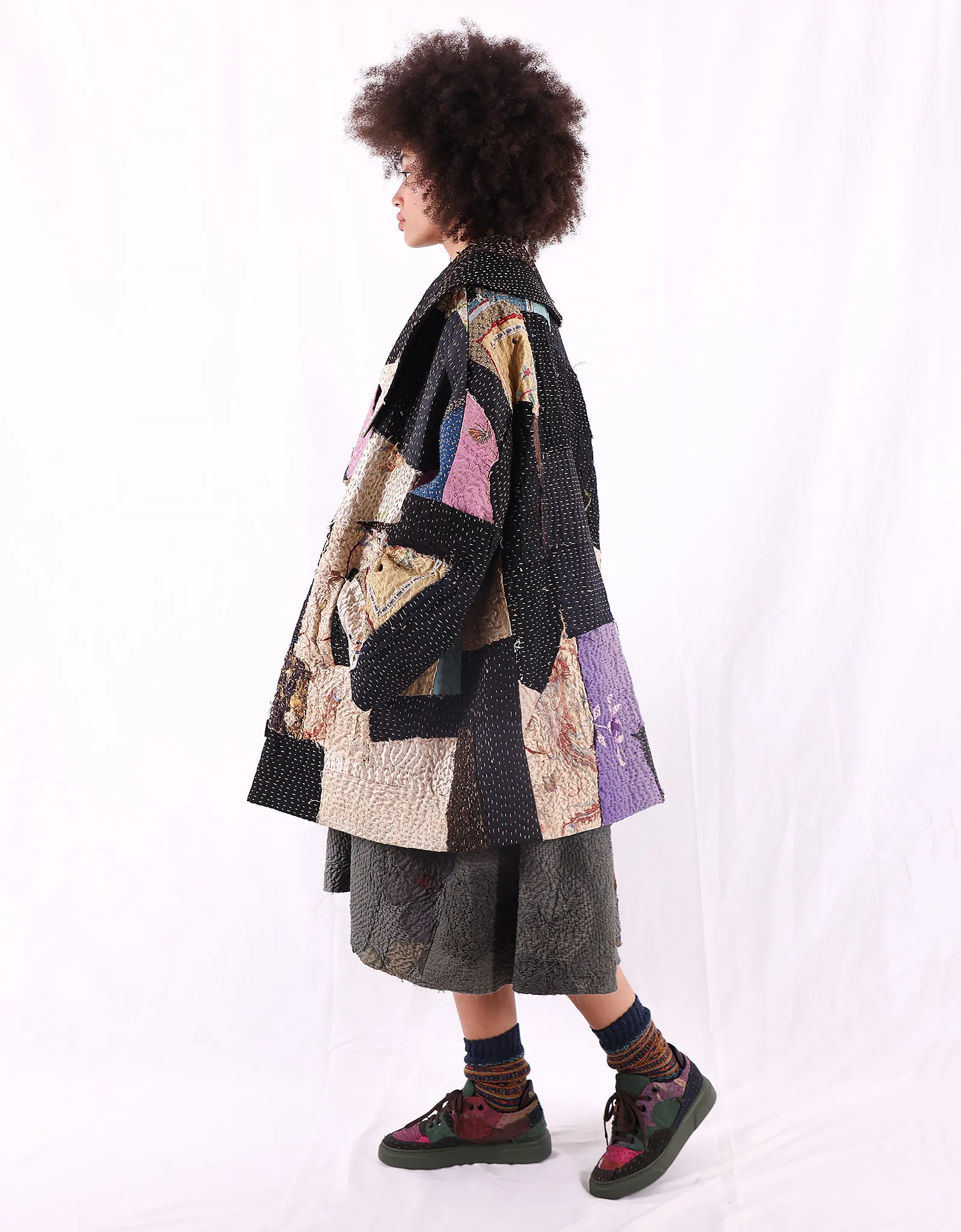 19th Century Chinese Silk Inga Coat sold by By Walid product image thumbnail 3