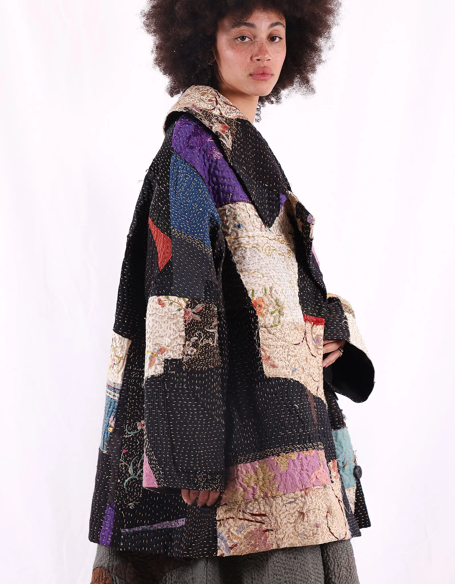 19th Century Chinese Silk Inga Coat sold by By Walid product image thumbnail 4