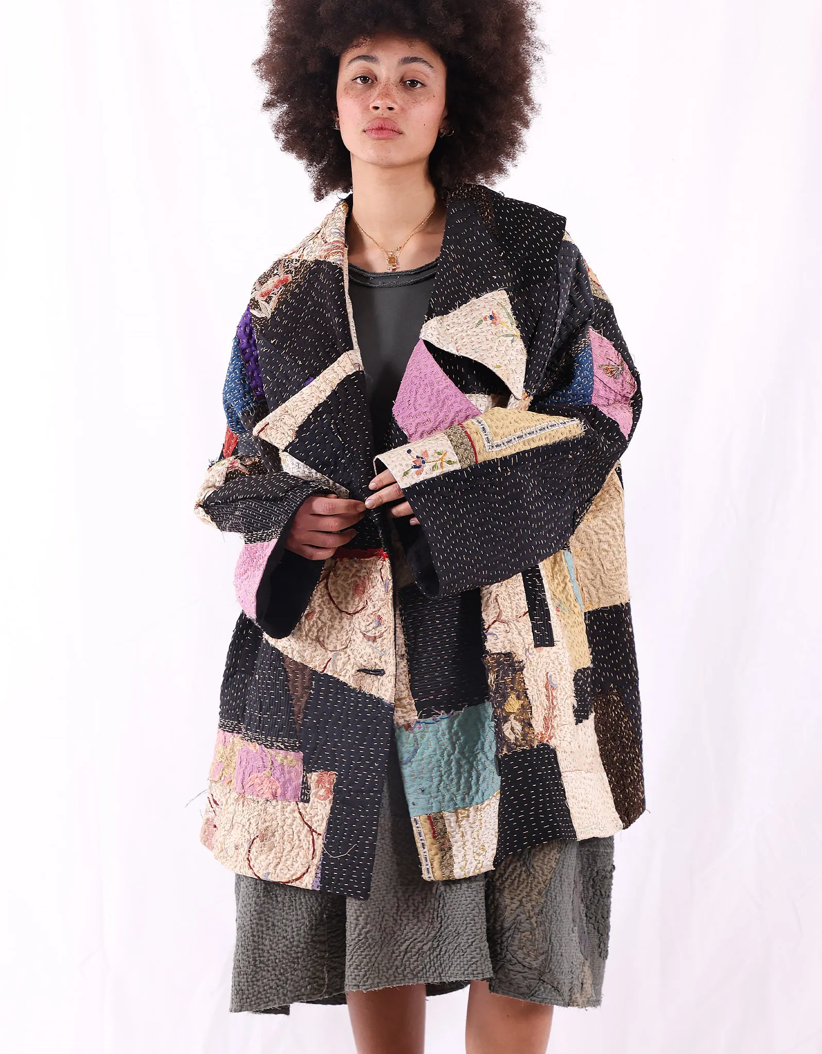 19th Century Chinese Silk Inga Coat sold by By Walid product image thumbnail 5