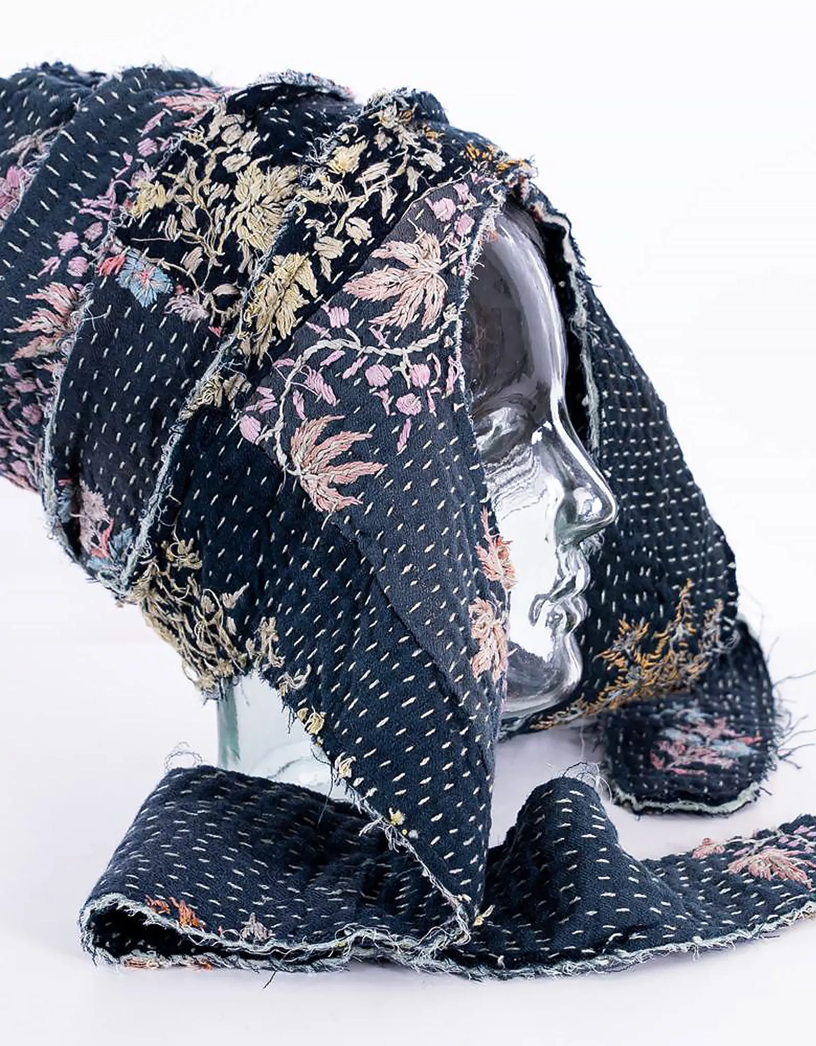 19th Century Embroidered Babushka Hat sold by By Walid product image thumbnail 2