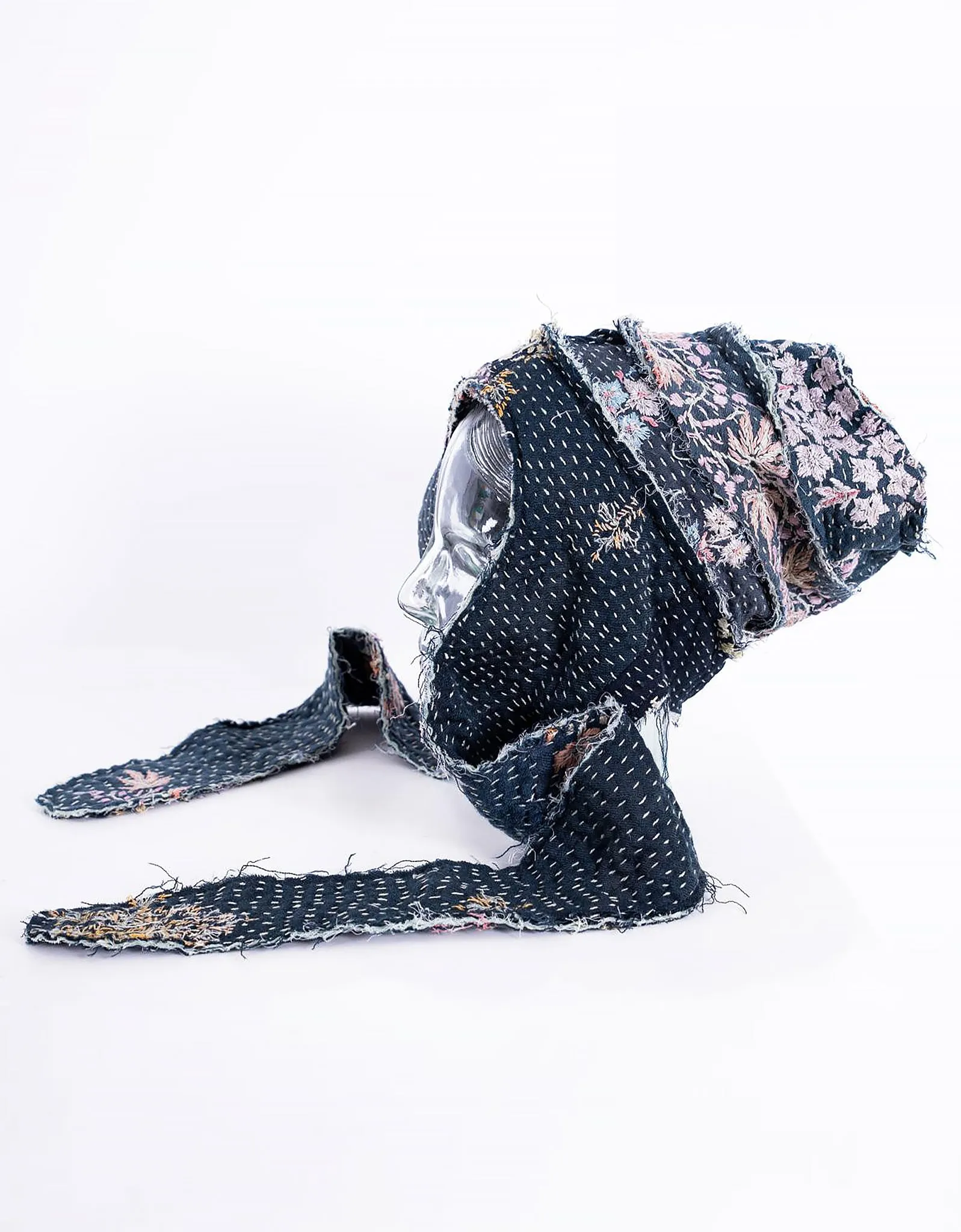 19th Century Embroidered Babushka Hat sold by By Walid product image thumbnail 4