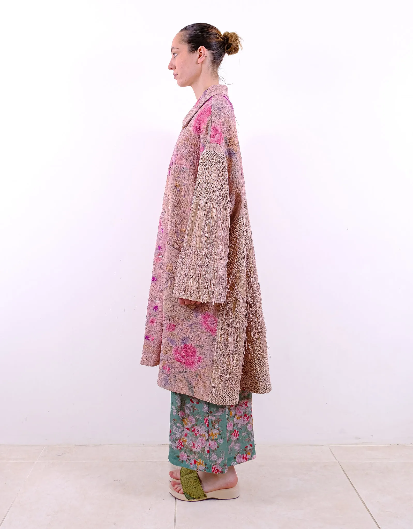 19th Century Silk Georgina Swing Coat sold by By Walid product image thumbnail 5