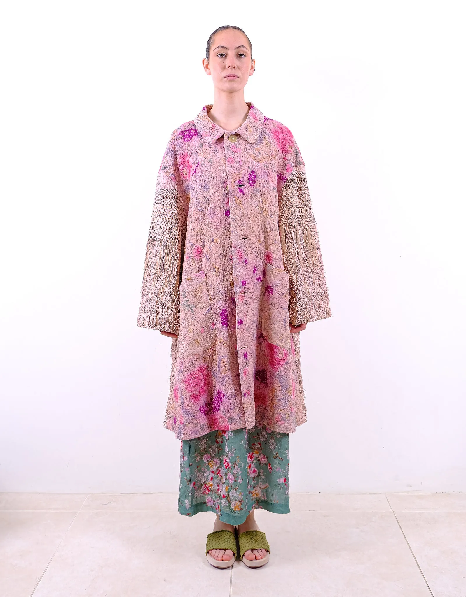19th Century Silk Georgina Swing Coat sold by By Walid