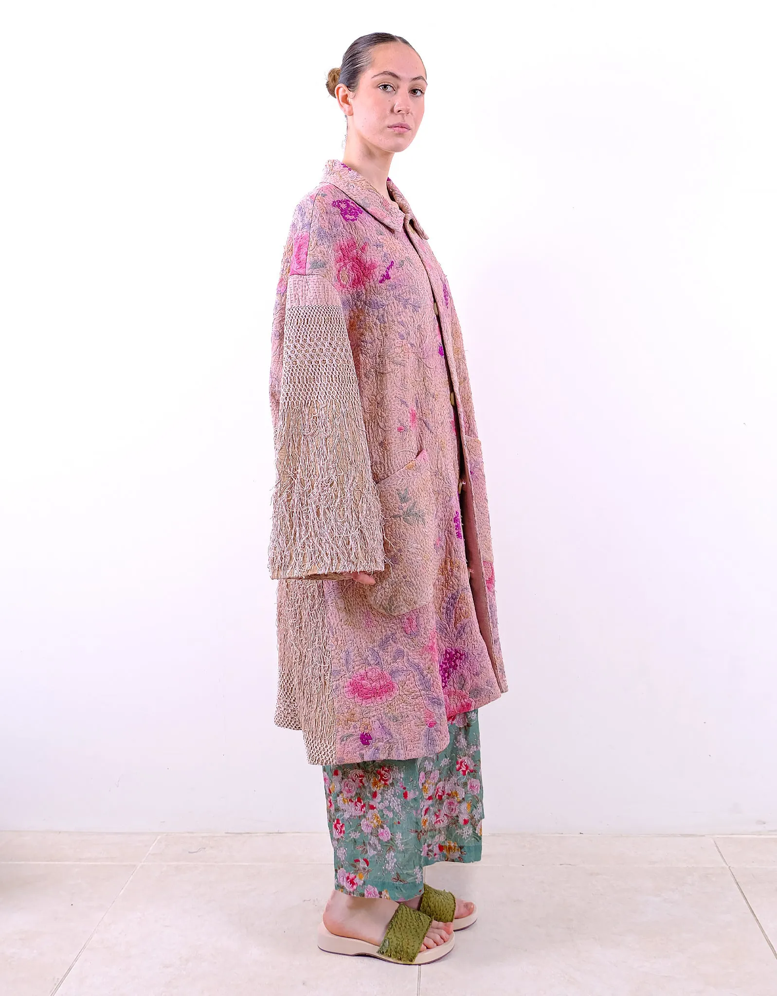 19th Century Silk Georgina Swing Coat sold by By Walid product image thumbnail 3