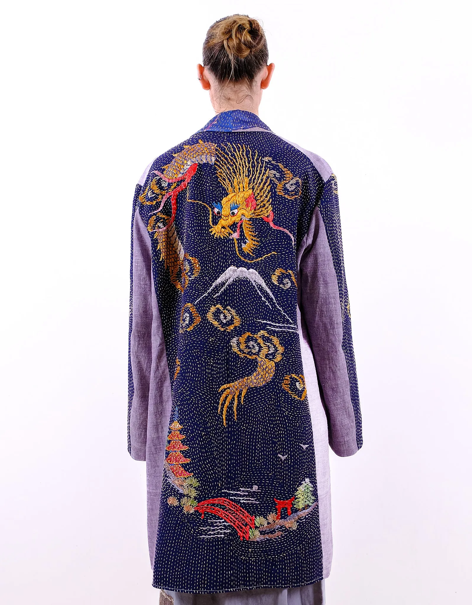 1920s Embroidered Kimono Rufus Coat sold by By Walid product image thumbnail 3
