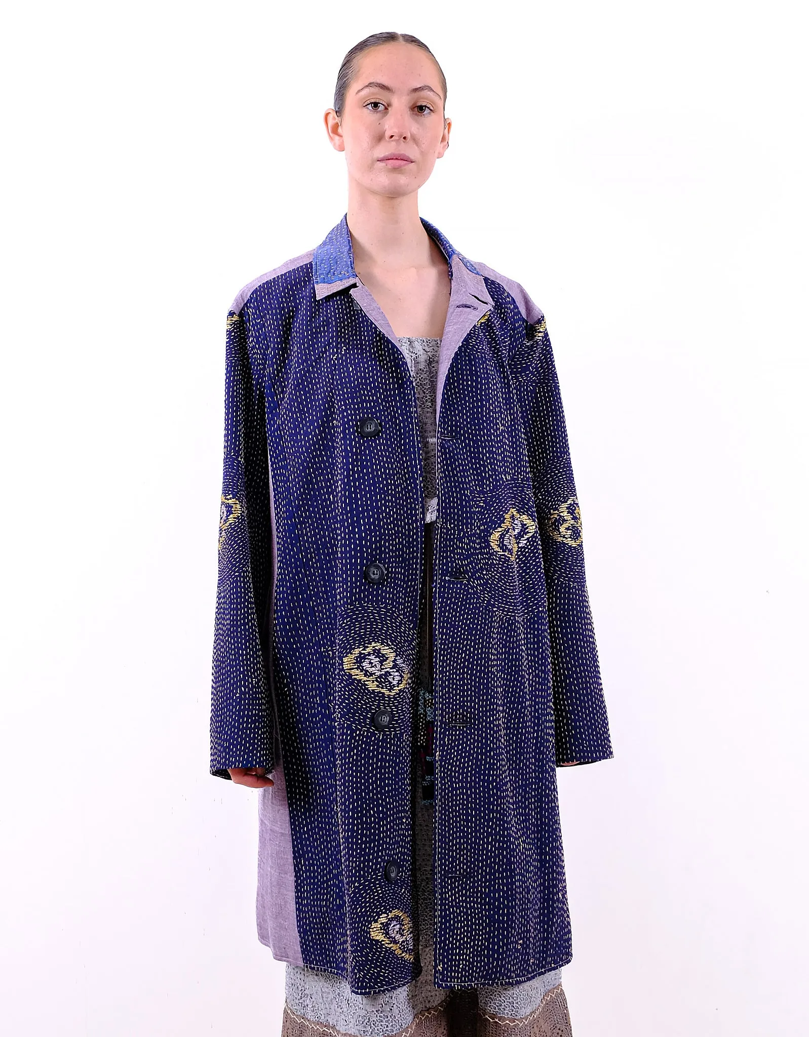 1920s Embroidered Kimono Rufus Coat sold by By Walid product image thumbnail 5