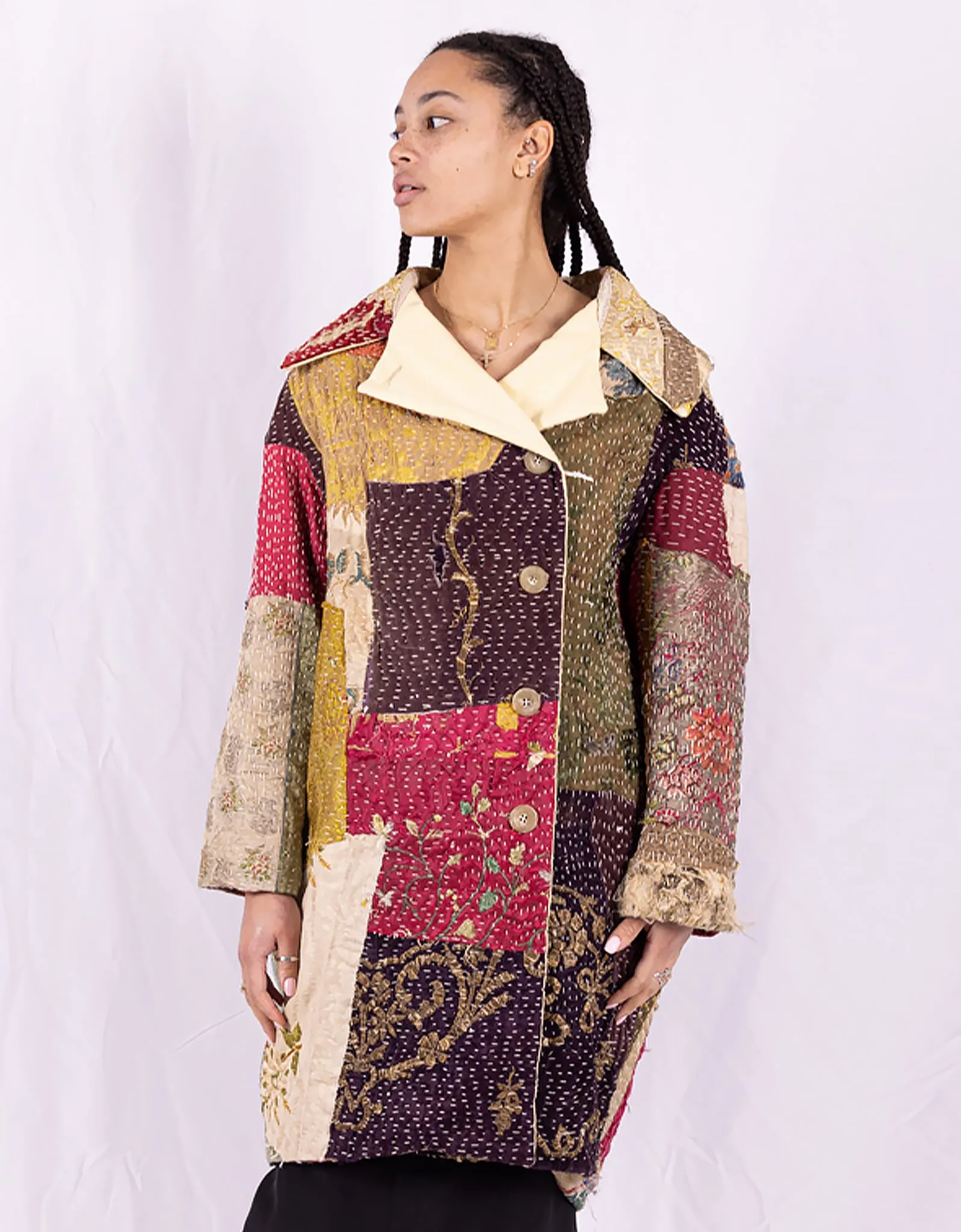 18th Century Silk Cocoon Coat sold by By Walid