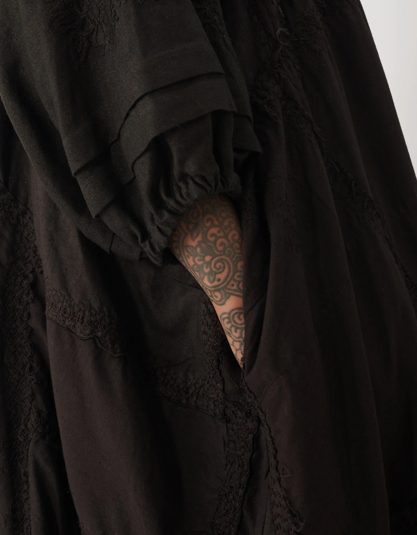 1920s Embroidered Linen Doris Dress sold by By Walid product image thumbnail 4