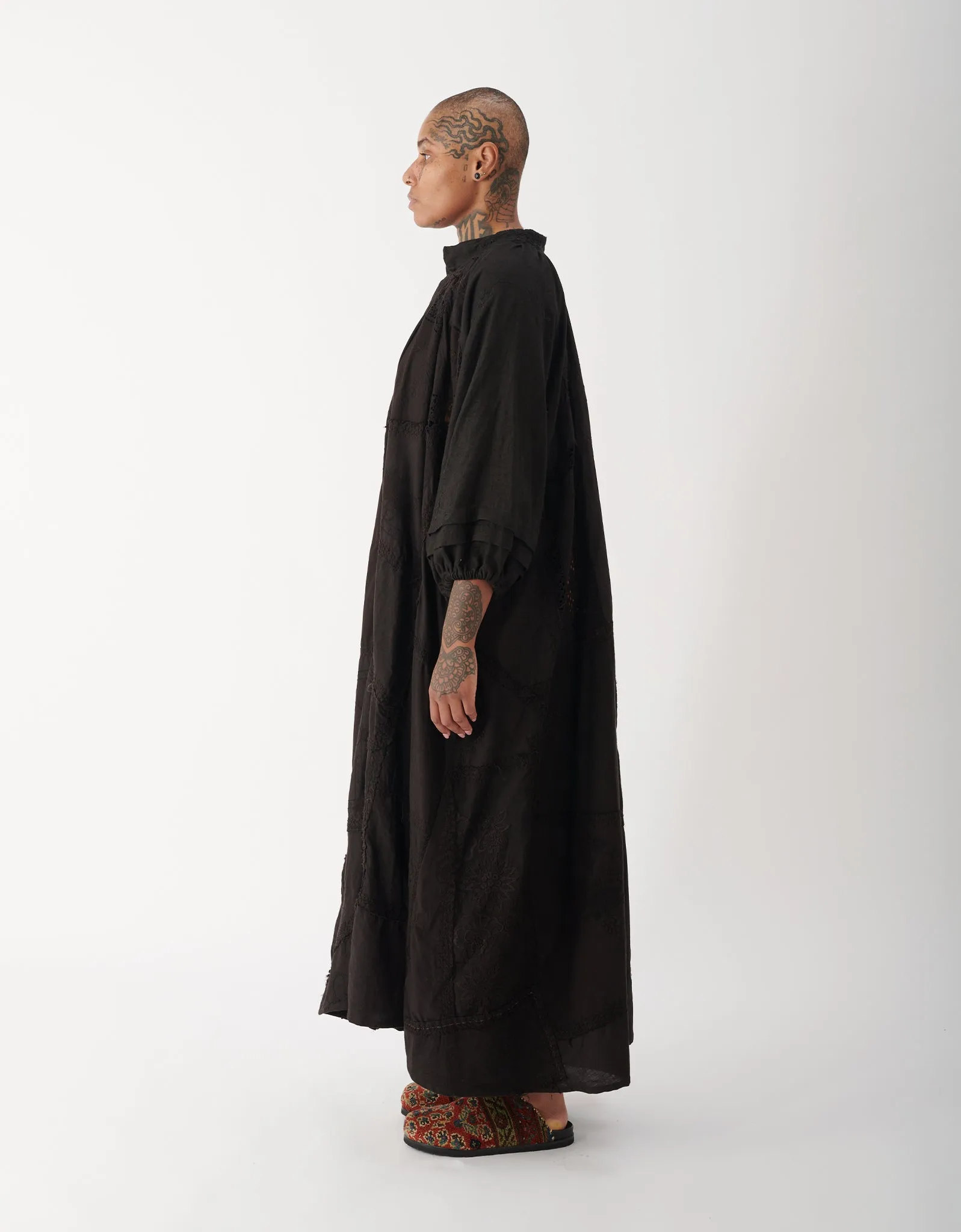 1920s Embroidered Linen Doris Dress sold by By Walid product image thumbnail 5