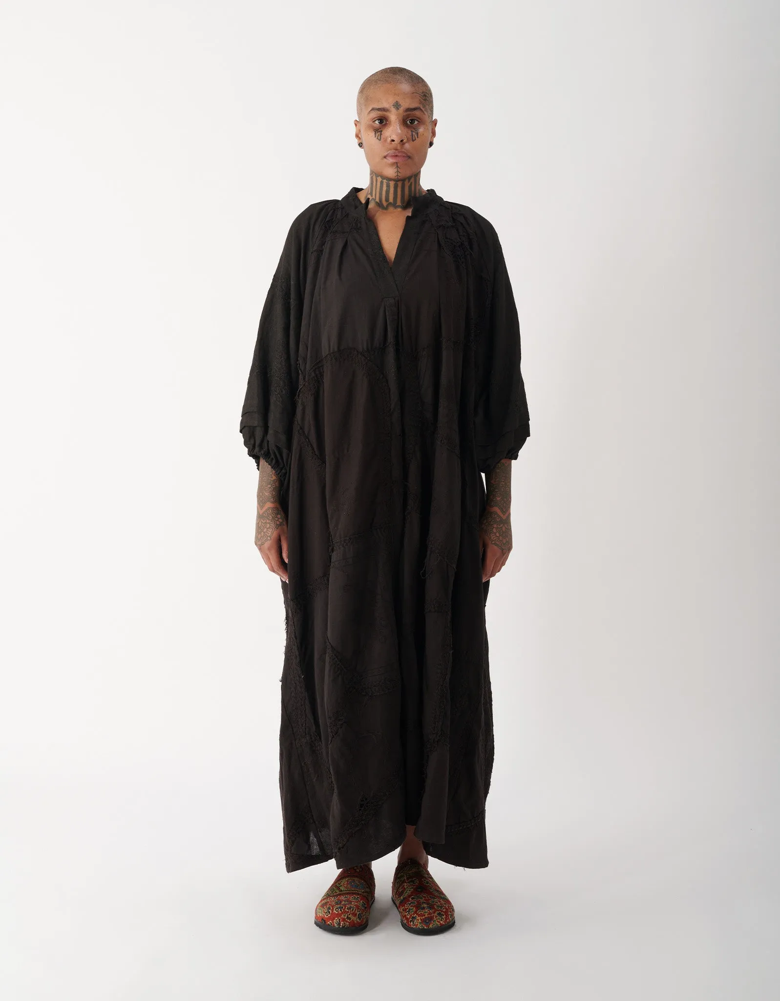 1920s Embroidered Linen Doris Dress sold by By Walid